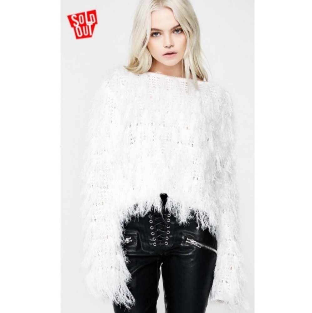 NWOT💋Dolls Kills Champagne Powder Sweater💋